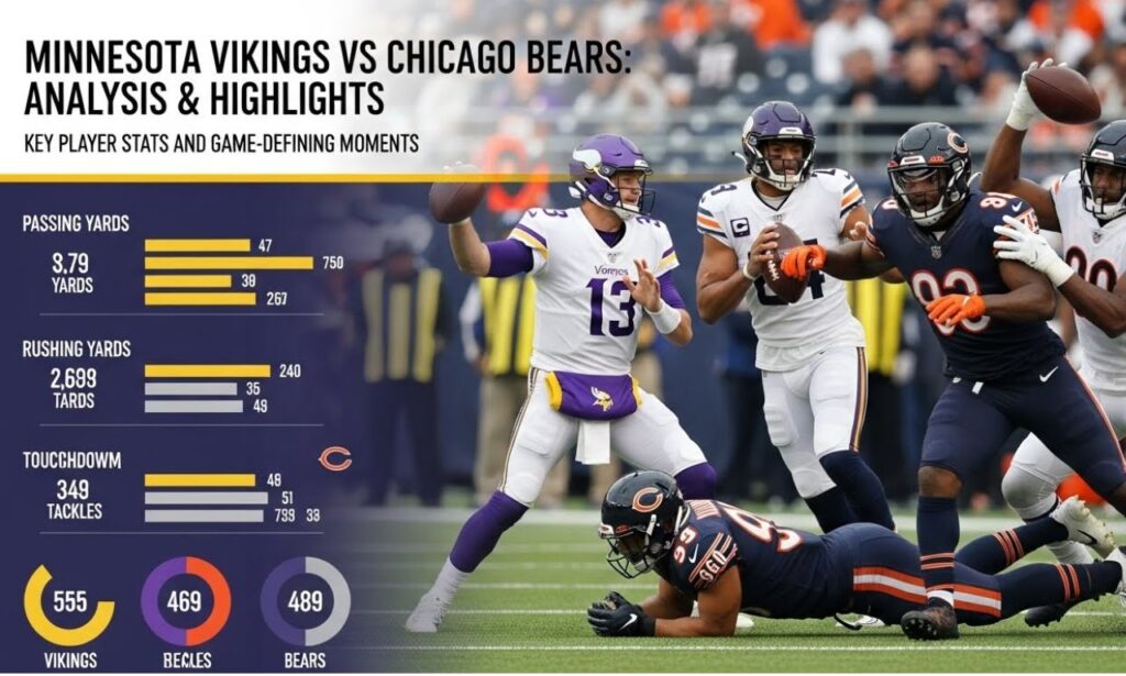 Vikings vs Chicago Bears Match Player Stats