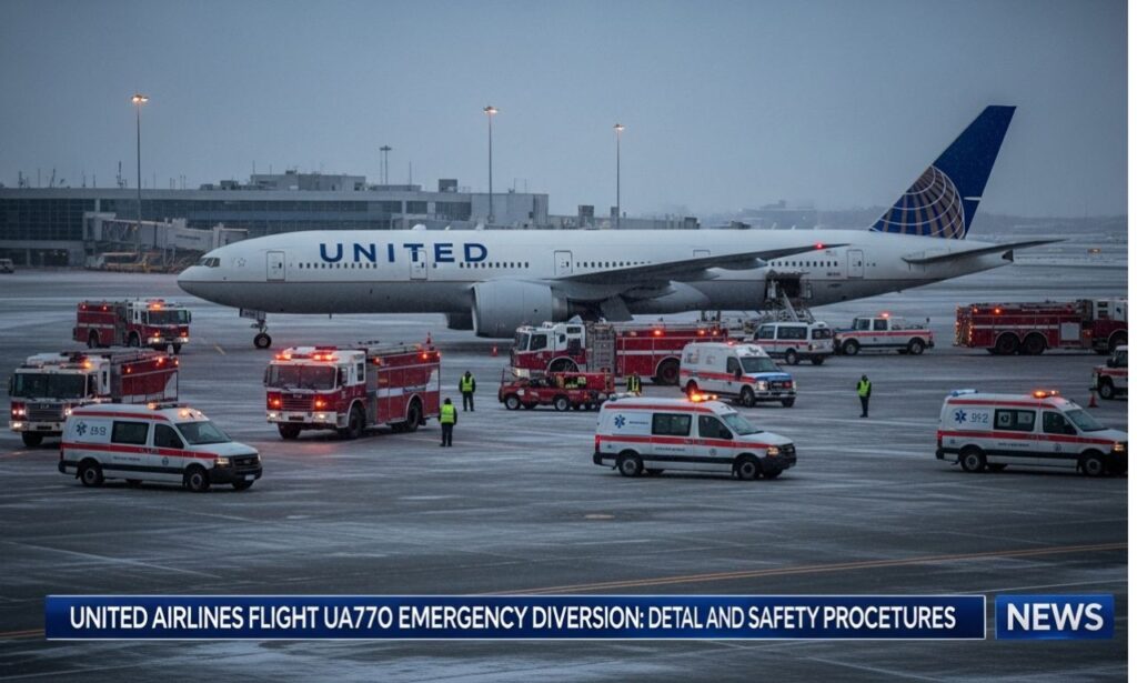 United Airlines Flight UA770 emergency diversion