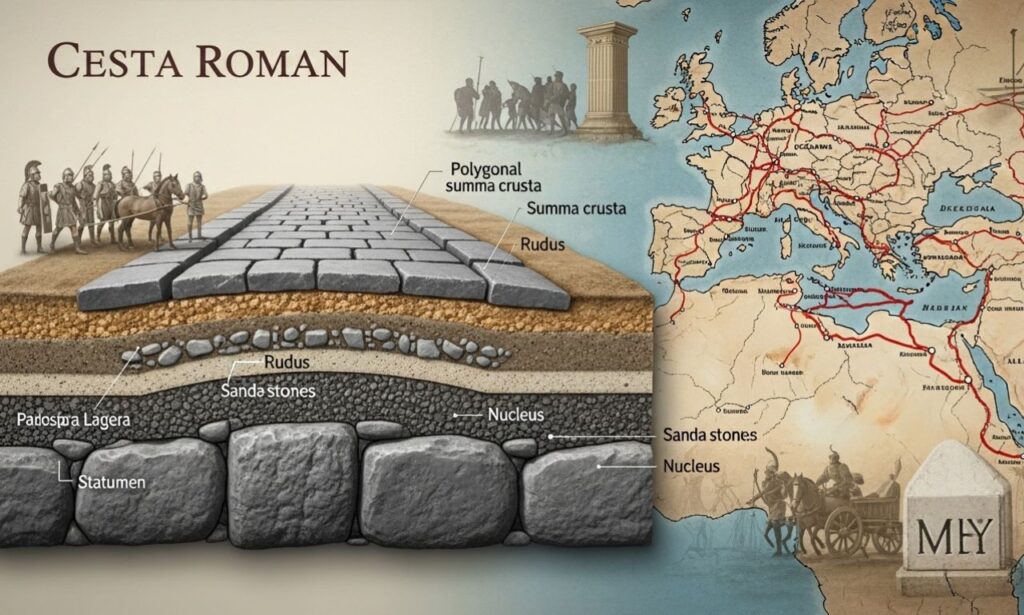 cesta roman