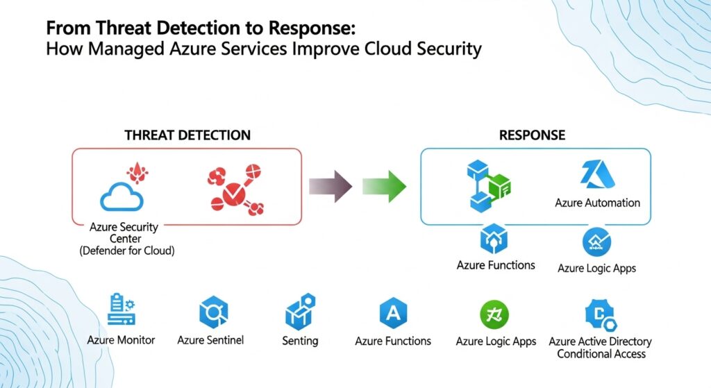 How do Managed Azure Services enhance cloud security?
