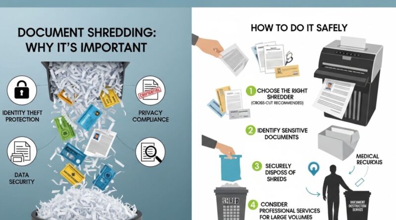 Document Shredding: Why It’s Important and How to Do It Safely