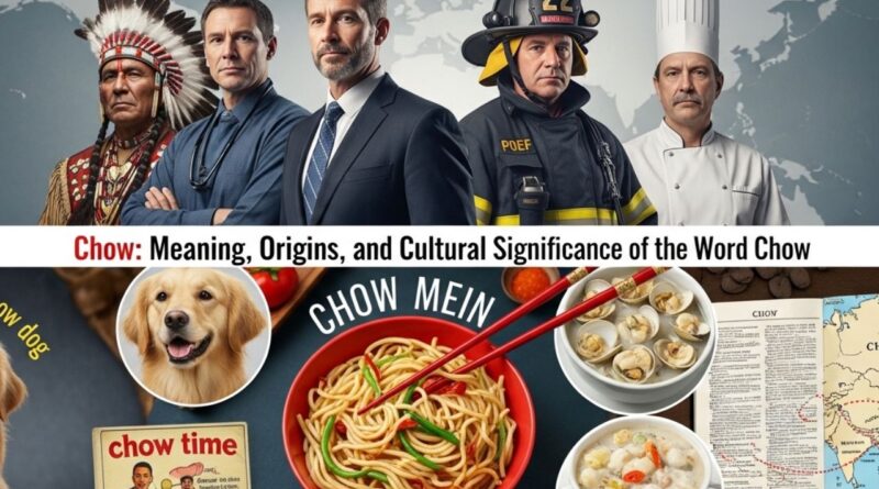 Chow: Meaning, Origins, and Cultural Significance of the Word Chow