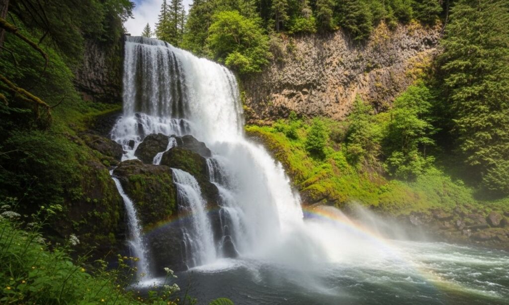 waterfalls