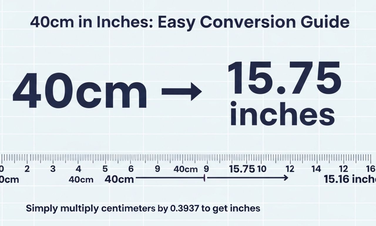40cm in Inches: Easy Conversion Guide