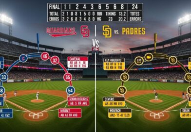 Cleveland Guardians vs Padres Match Player Stats