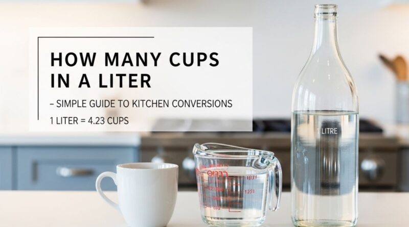 How Many Cups in a Liter