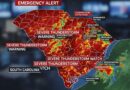 Multiple Severe Thunderstorm Alerts Issued for South Carolina Counties