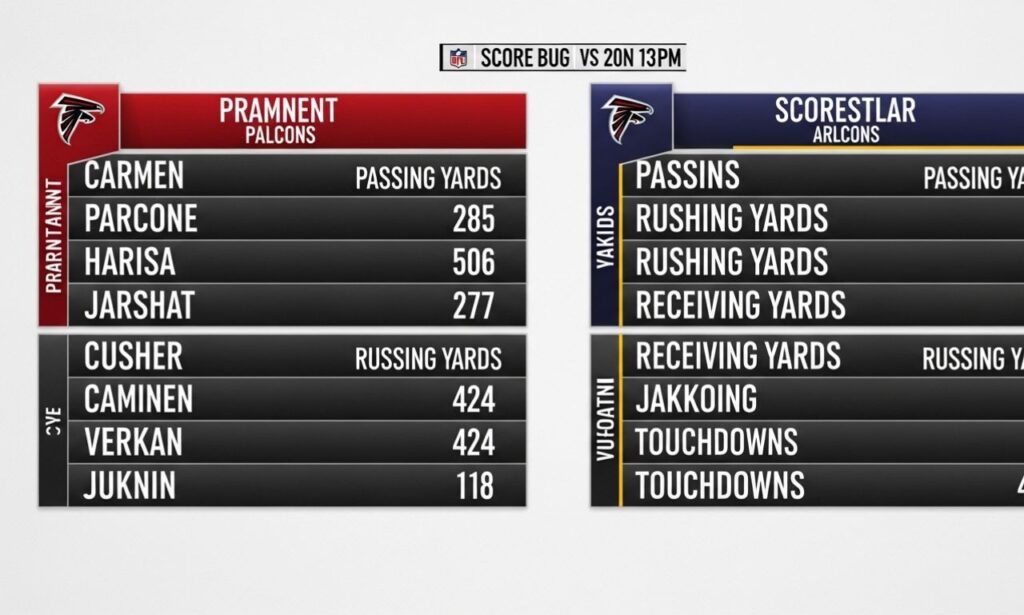 Atlanta Falcons vs Minnesota Vikings Match Player Stats