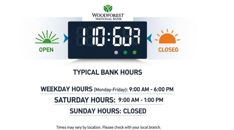 Hours for Woodforest
