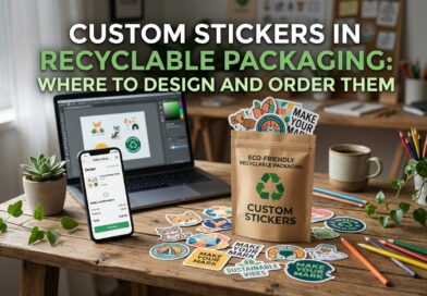 Custom Stickers in Recyclable Packaging: Where to Design and Order Them